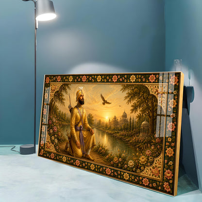 Guru Gobind Singh Ji Premium Acrylic Horizontal Wall Art
