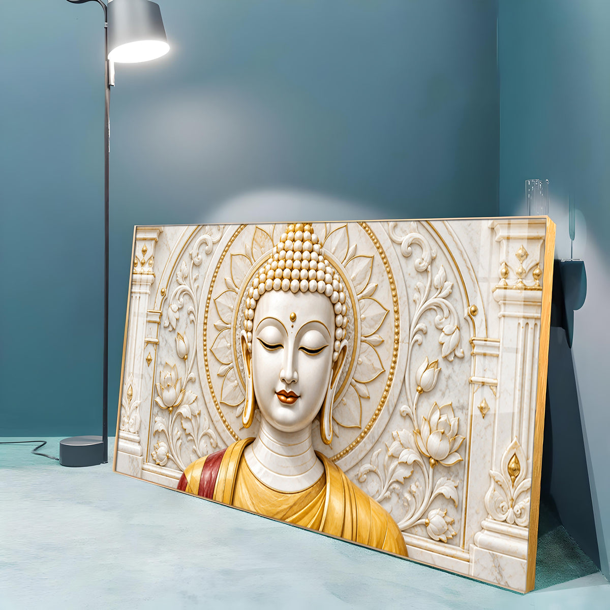 Peaceful Buddha Premium Acrylic Horizontal Wall Art