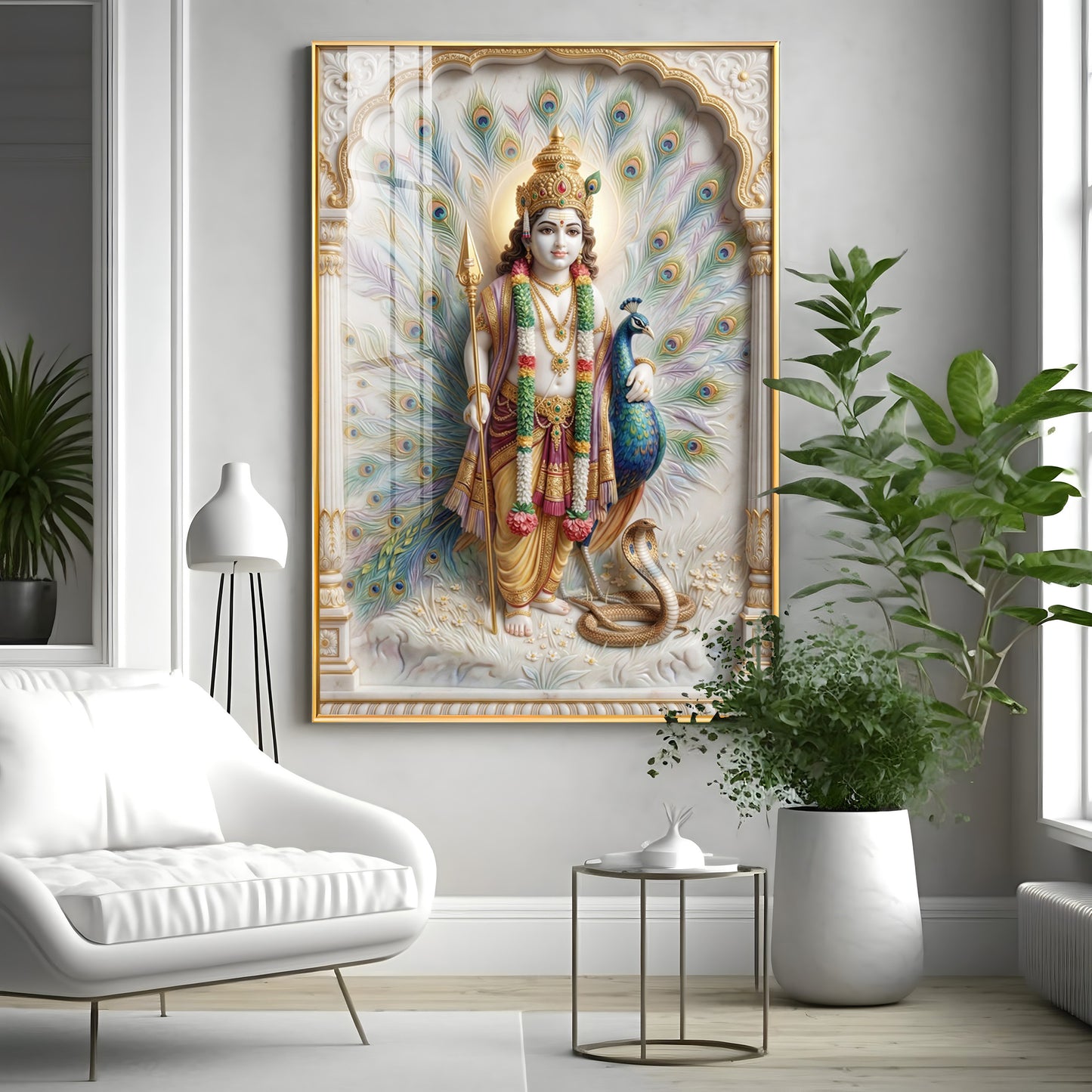 Little Kartikeya Premium Acrylic Vertical Wall Art