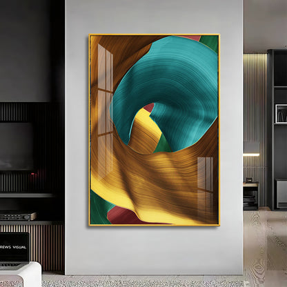 Multicolored Abstract Premium Acrylic Vertical Wall Art