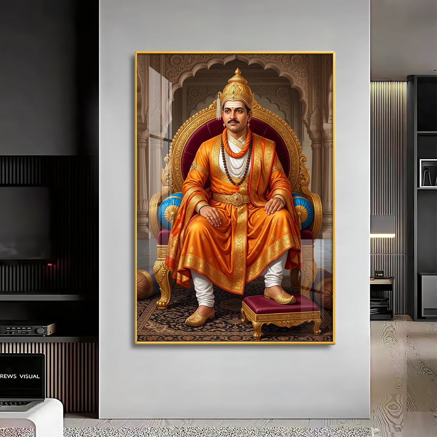 Shri Basavanna Premium Acrylic Vertical Wall Art
