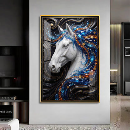 Mystic Horse Premium Acrylic Vertical Wall Art