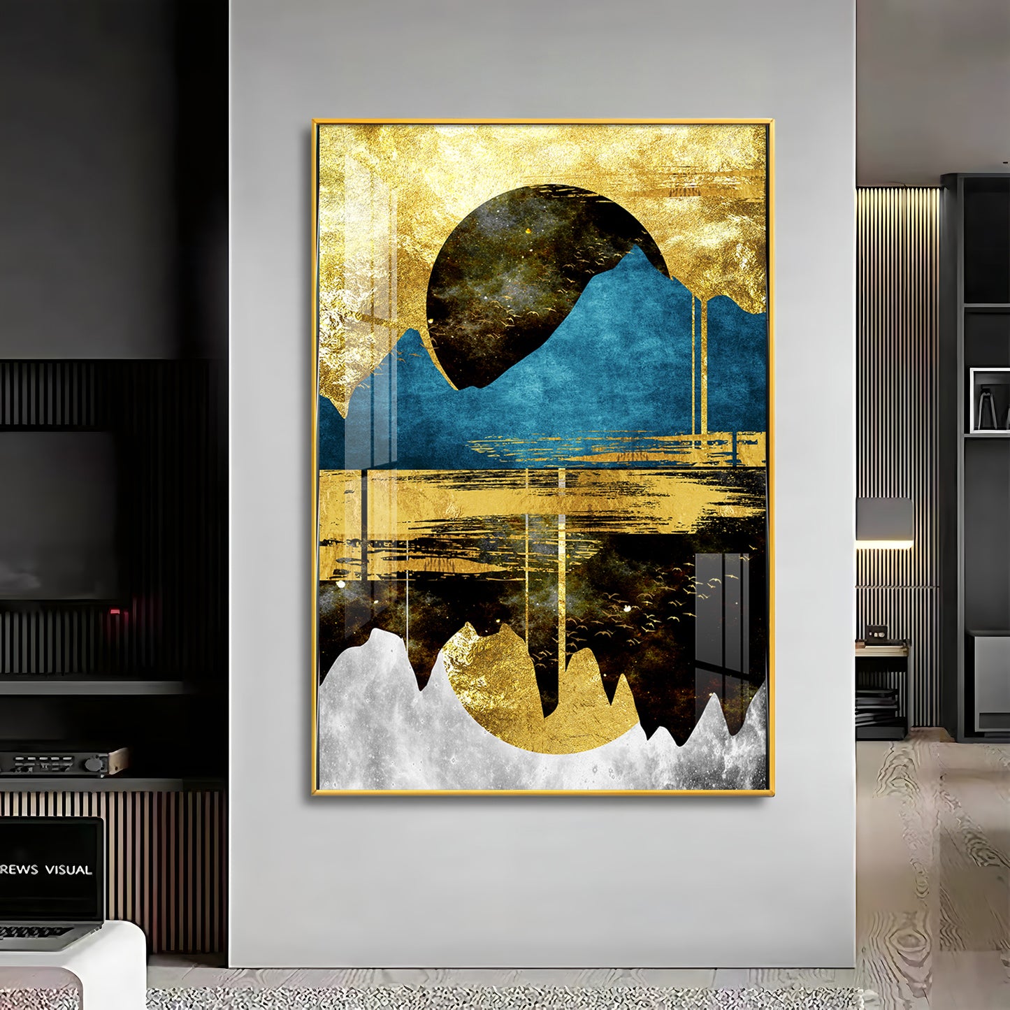 Mountain Glow Premium Acrylic Vertical Wall Art