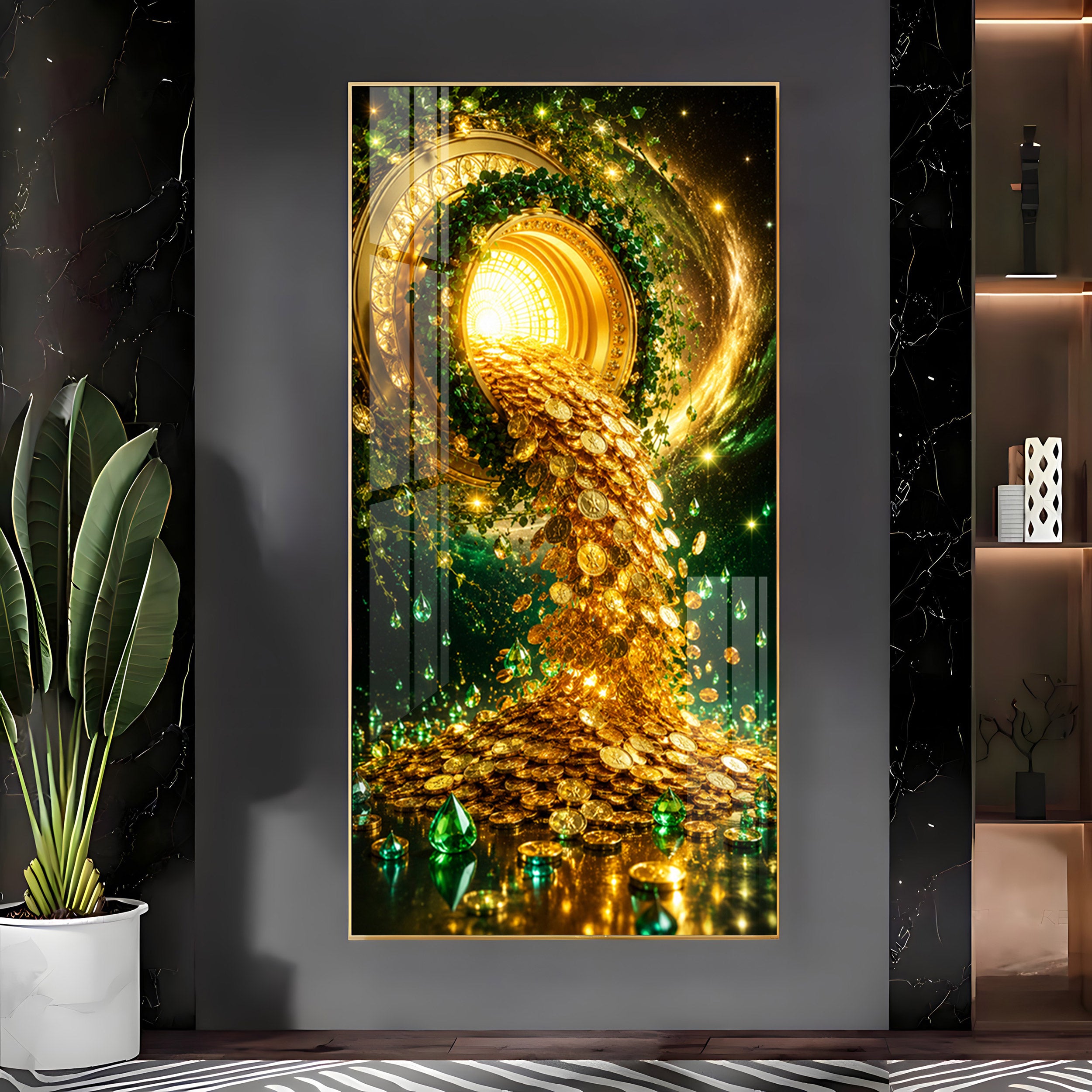 Portal Of Wealth Premium Acrylic Vertical Wall Art