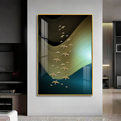 Wave of Wings Premium Acrylic Vertical Wall Art