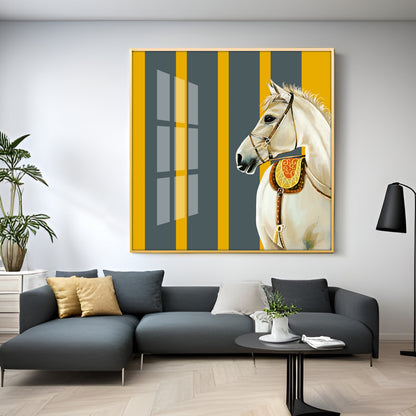 Elegant Horse Premium Acrylic Square Wall Art