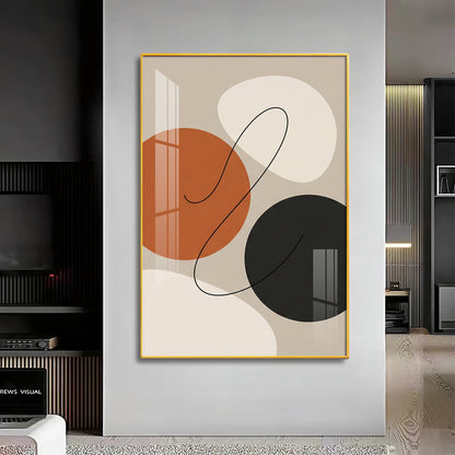 Circle Symphony Premium Acrylic Vertical Wall Art