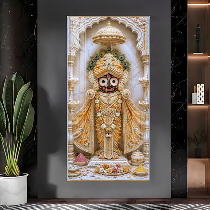Sacred Jagannath Premium Acrylic Vertical Wall Art