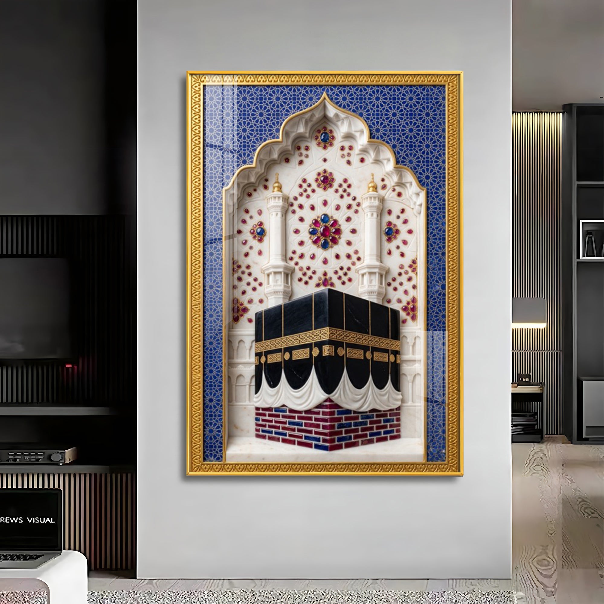 Holy Kaaba In Makkah Premium Acrylic Vertical Wall Art