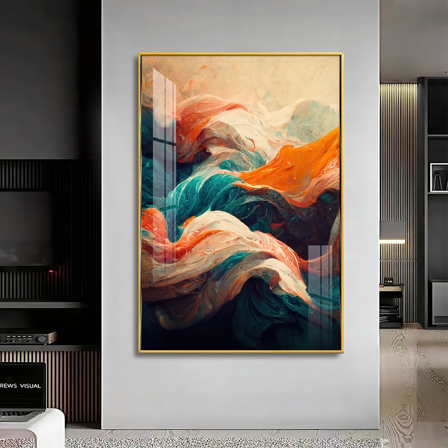 Colorwave Bliss Premium Acrylic Vertical Wall Art