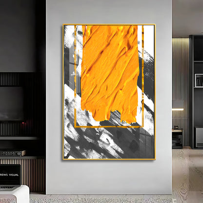 Vivid Strokes Of Sunshine Premium Acrylic Vertical Wall Art