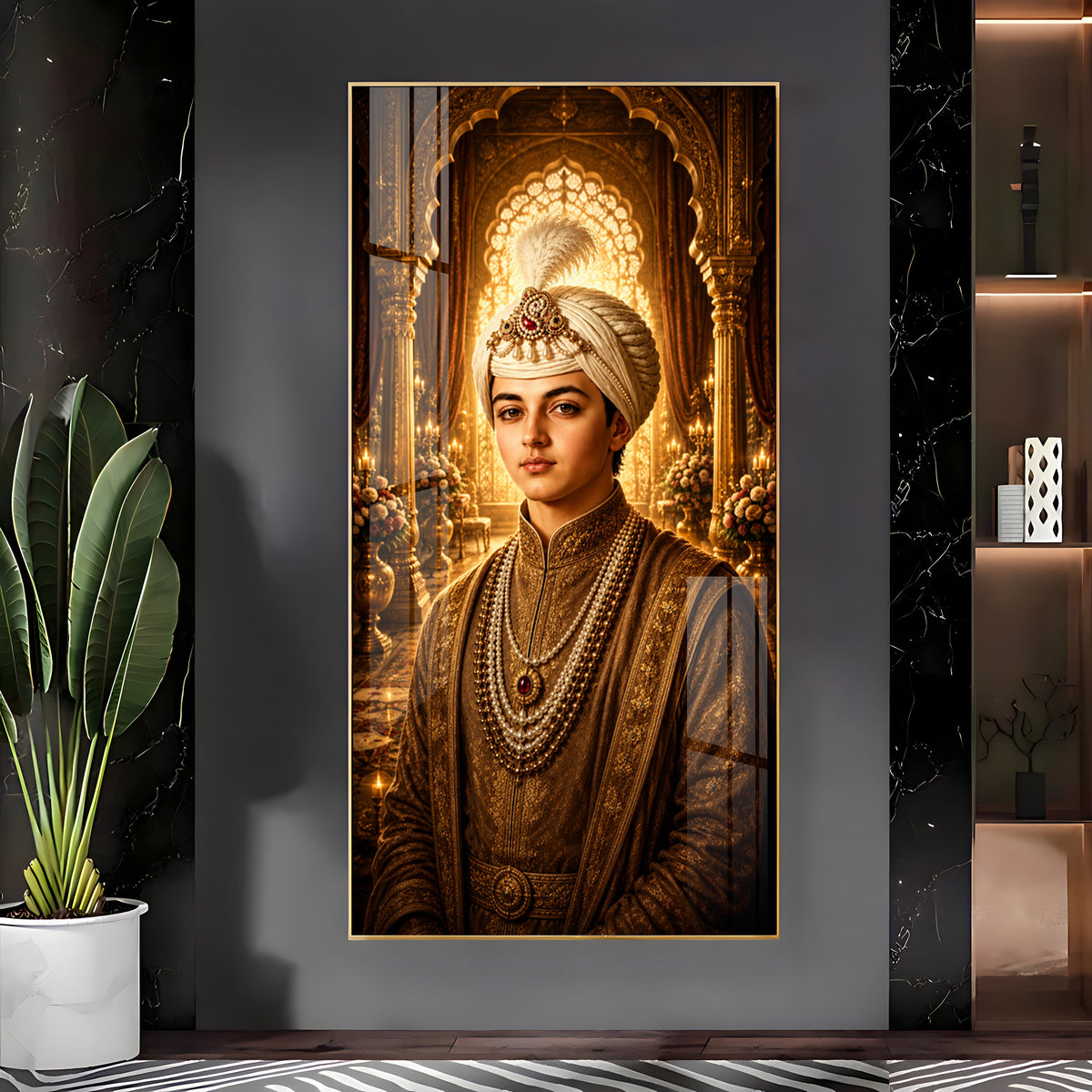 Sri Guru Harkrishan Sahib Ji Premium Acrylic Vertical Wall Art