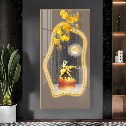 Elephant Equine Elegance Premium Acrylic Vertical Wall Art