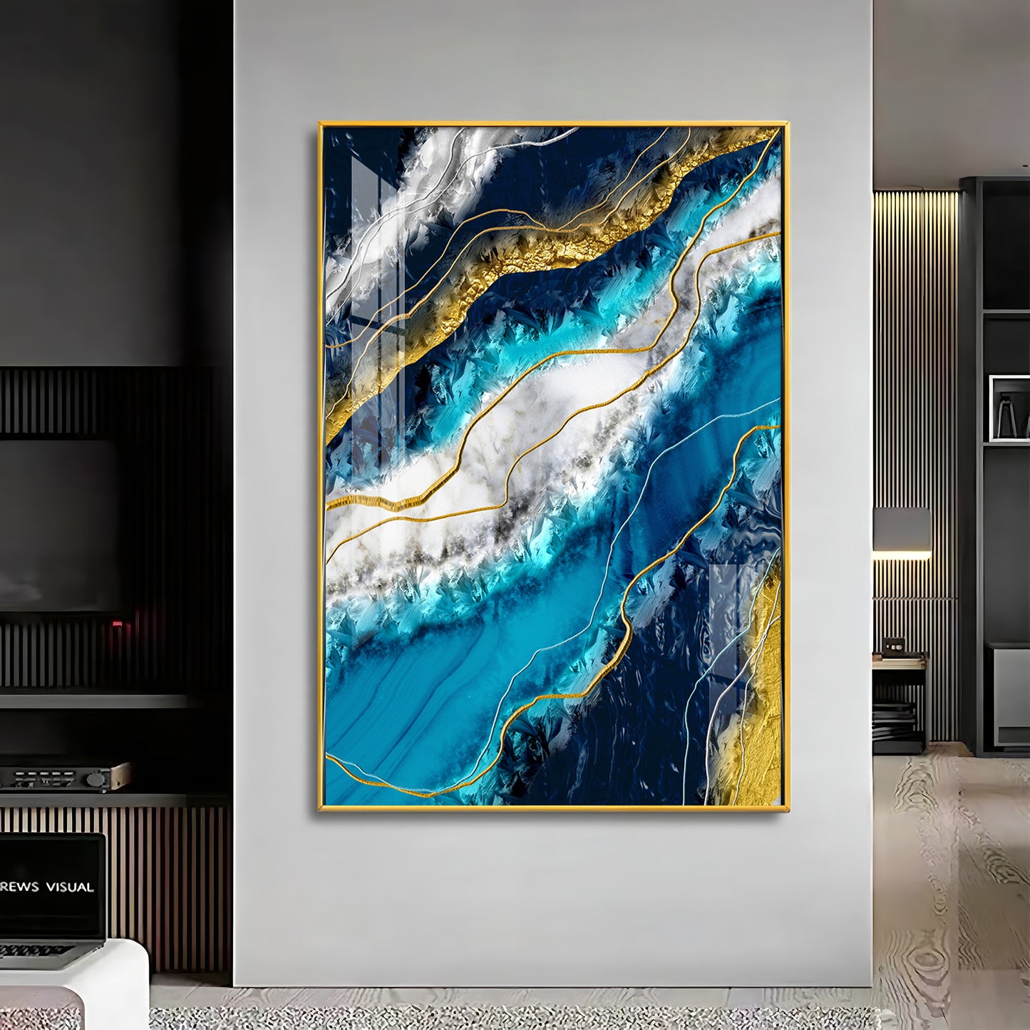 Oceanic Harmony Premium Acrylic Vertical Wall Art