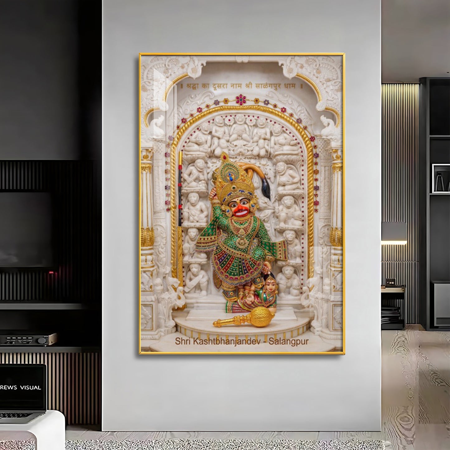 Divine Shri Kashtbhanjandev Premium Acrylic Vertical Wall Art