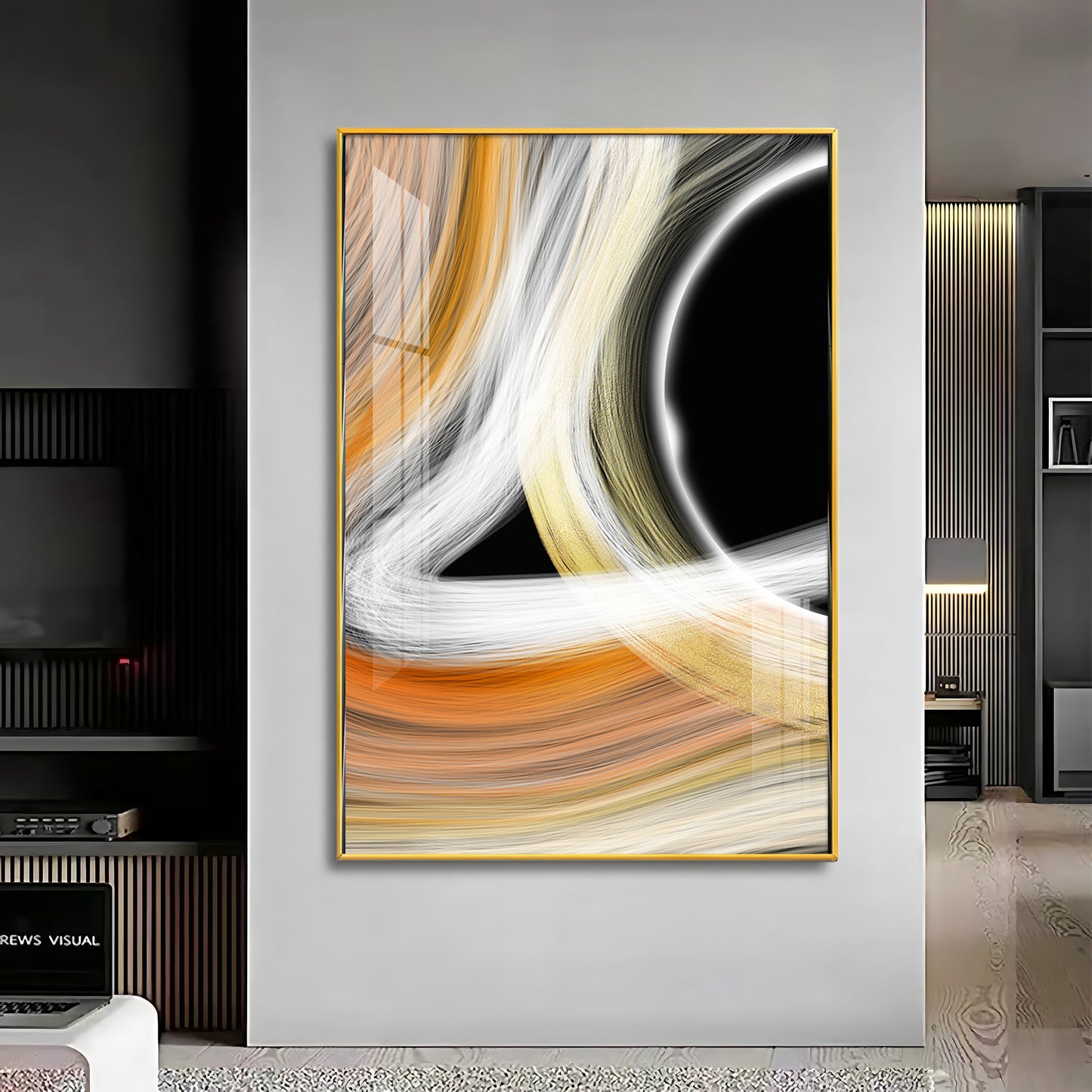 Vibrant Harmony Premium Acrylic Vertical Wall Art