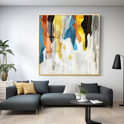 Colorful Abstract Premium Acrylic Square Wall Art