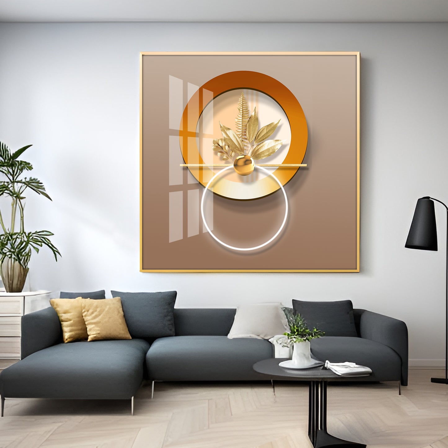 Symbolizing Nature & Elegance Premium Acrylic Square Wall Art