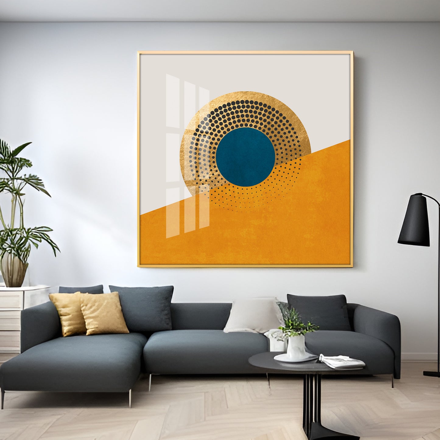 Beautiful Abstract Geometric Premium Acrylic Square Wall Art