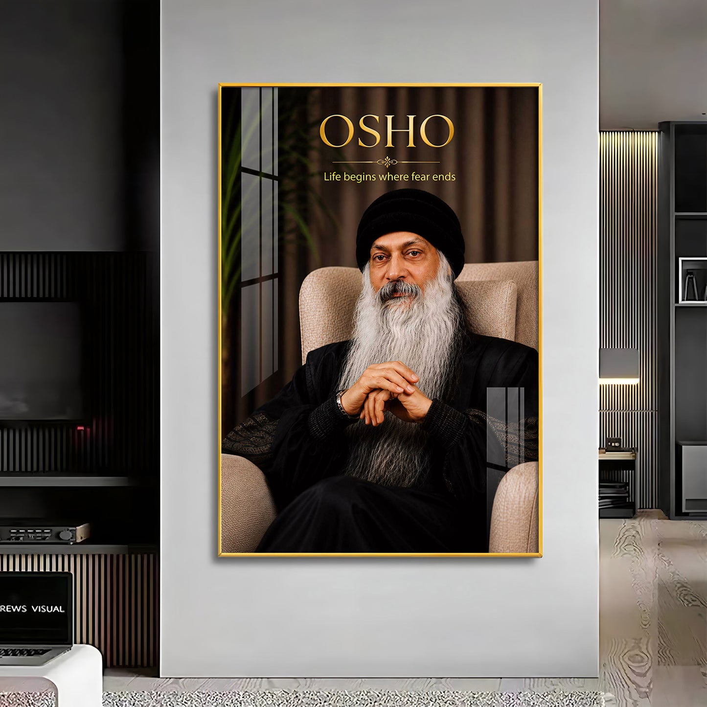 Osho Premium Acrylic Vertical Wall Art