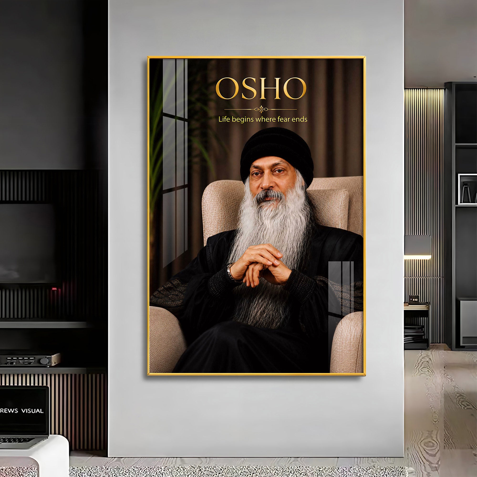 Osho Premium Acrylic Vertical Wall Art