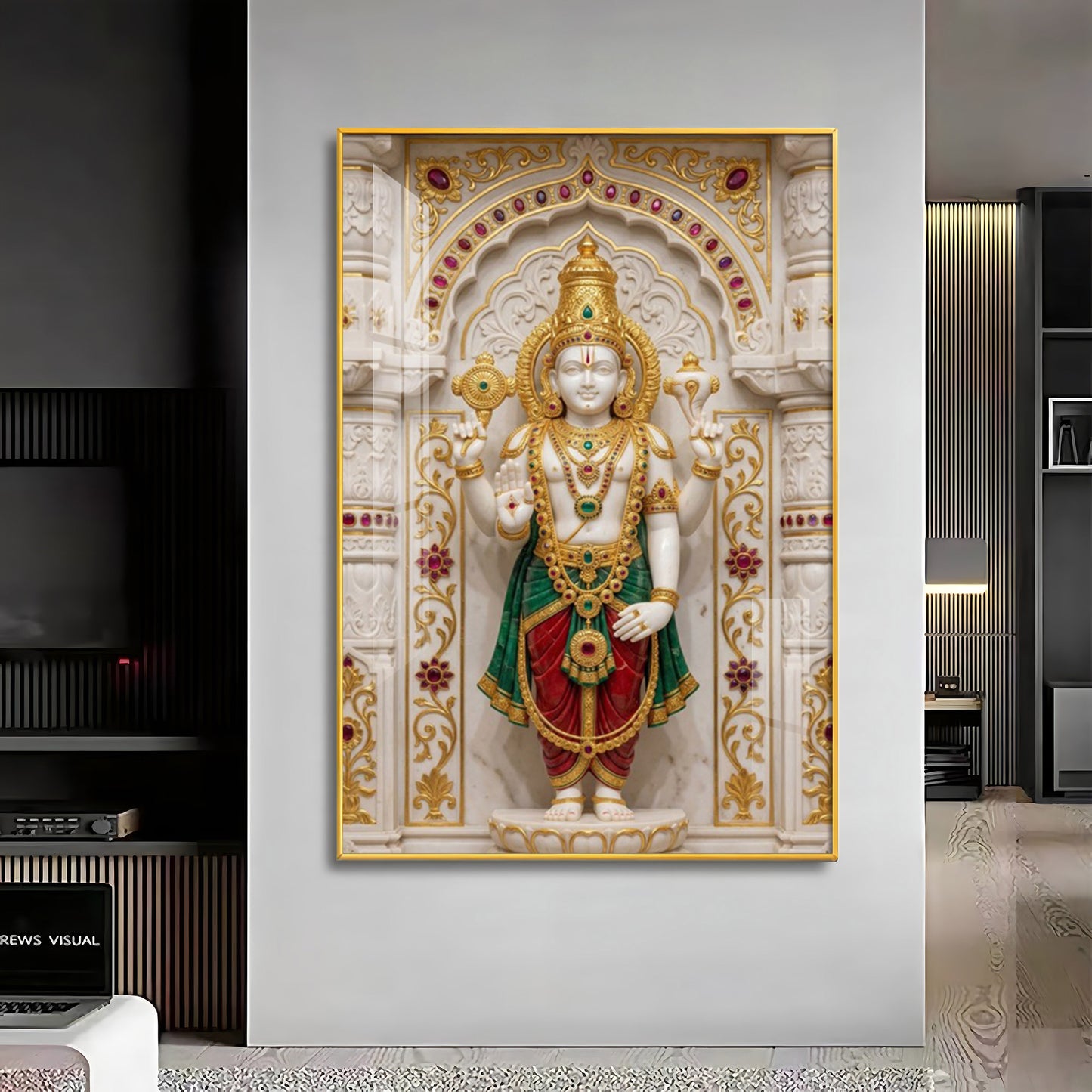Bhagwan Murugan Premium Acrylic Vertical Wall Art