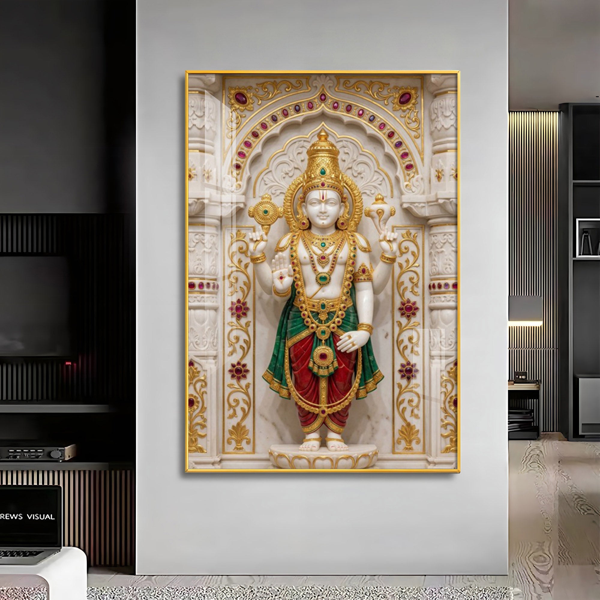 Bhagwan Murugan Premium Acrylic Vertical Wall Art