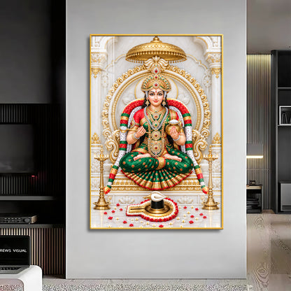 Annapurna With Shivling Premium Acrylic Vertical Wall Art
