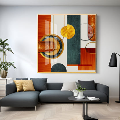 Modern Simple Style Premium Acrylic Square Wall Art