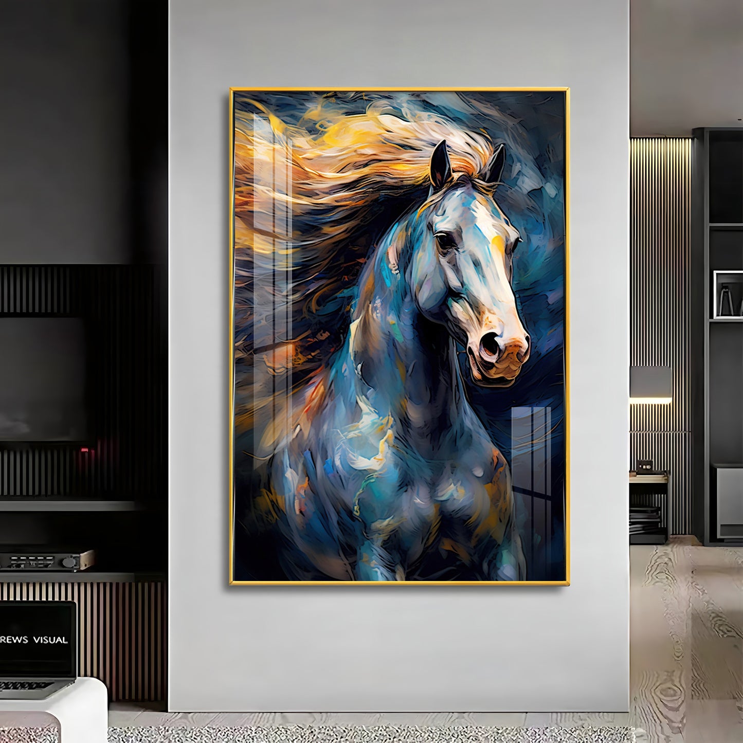 Radiant Horse Premium Acrylic Vertical Wall Art