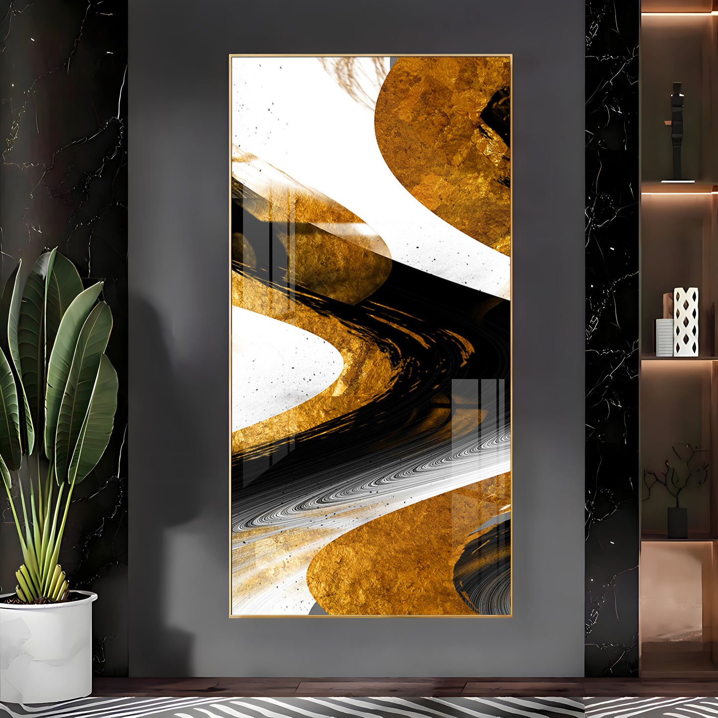 Modern Muse Canvas Premium Acrylic Vertical Wall Art