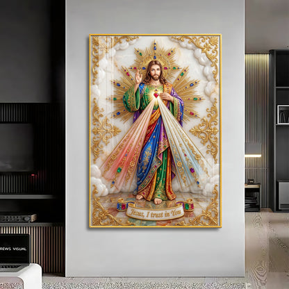Divine Mercy Of Jesus Premium Acrylic Vertical Wall Art