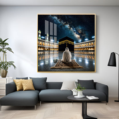 Kaaba Mecca Premium Acrylic Square Wall Art