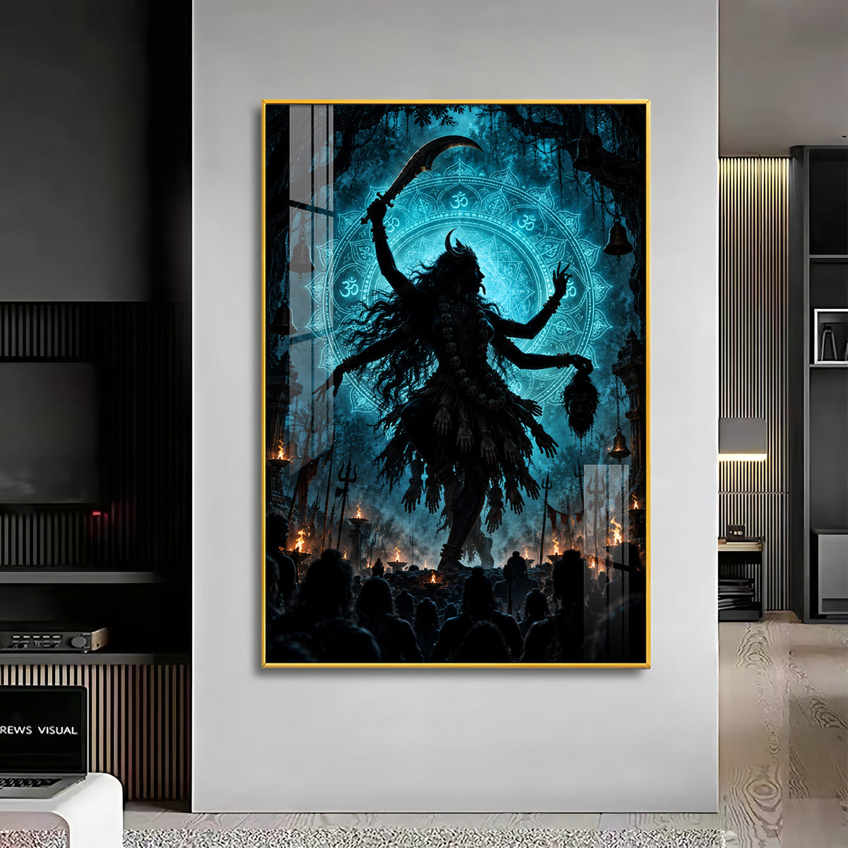 Mata Kalaratri Premium Acrylic Vertical Wall Art