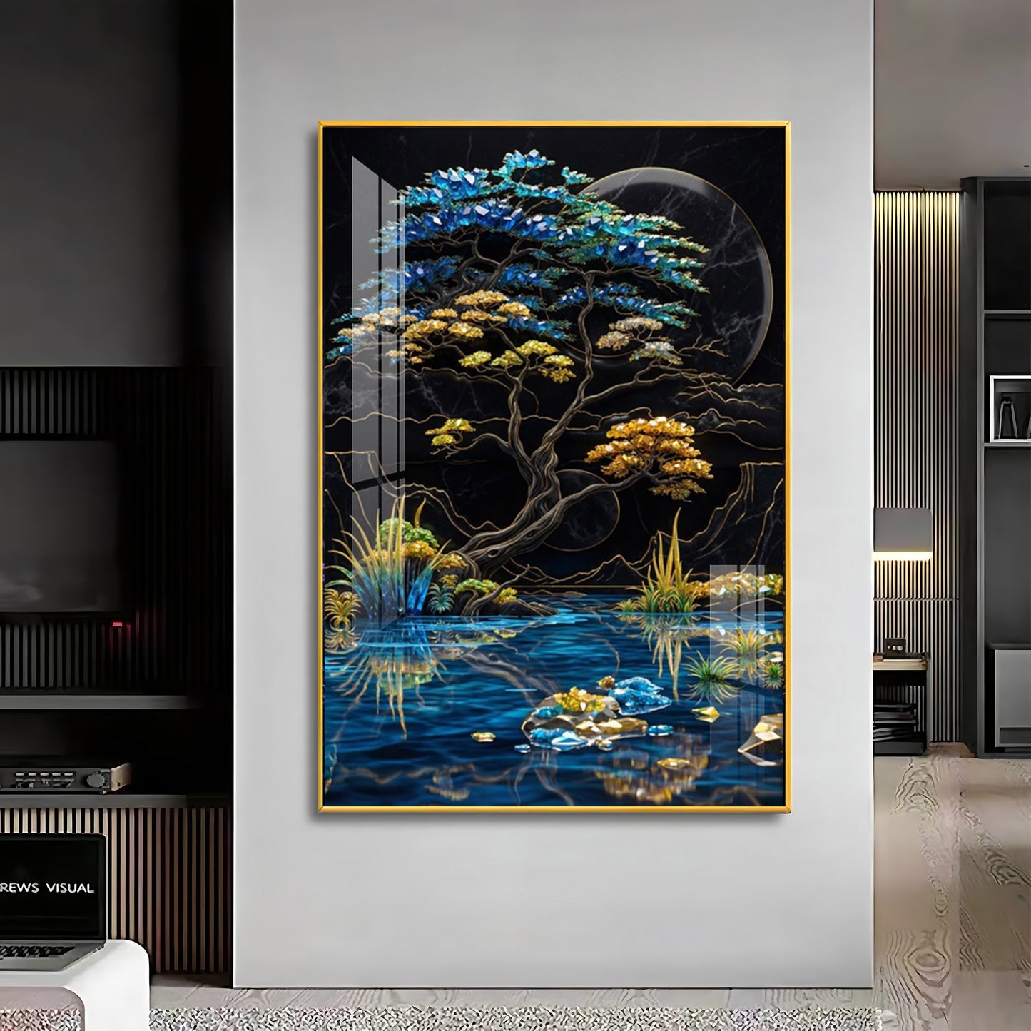 Nature's Embrace Tree Premium Acrylic Vertical Wall Art