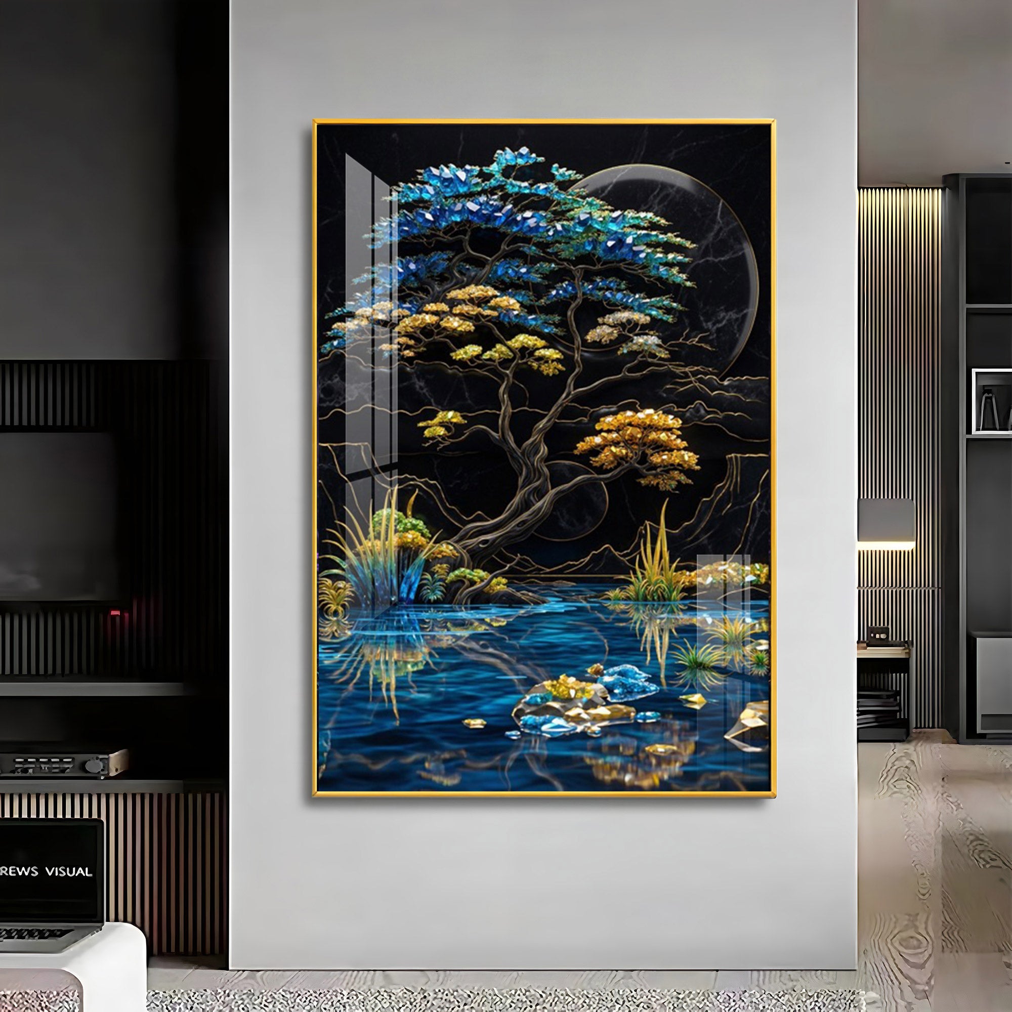 Nature's Embrace Tree Premium Acrylic Vertical Wall Art