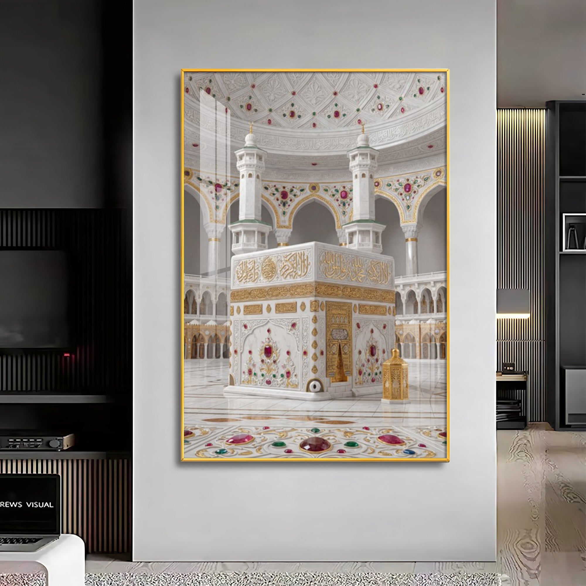 Masjid al-Haram in Mecca Premium Acrylic Vertical Wall Art