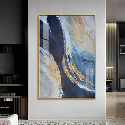 Ocean Magic Abstract Premium Acrylic Vertical Wall Art