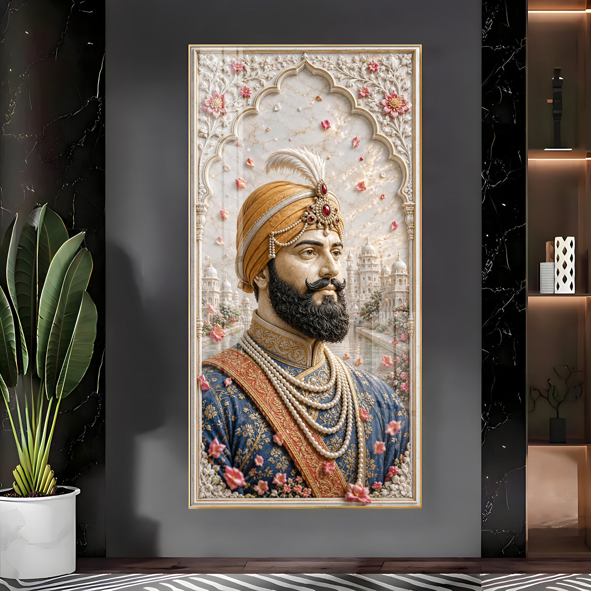 Sri Guru Gobind Singh Ji Premium Acrylic Vertical Wall Art