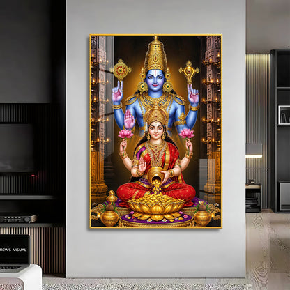 Lord Venkateswara Swamy Premium Acrylic Vertical Wall Art
