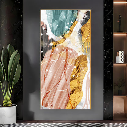 Abstract Aura Premium Acrylic Vertical Wall Art