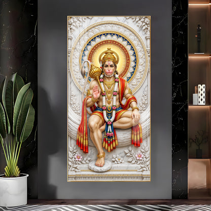 Sankat Mochan Premium Acrylic Vertical Wall Art