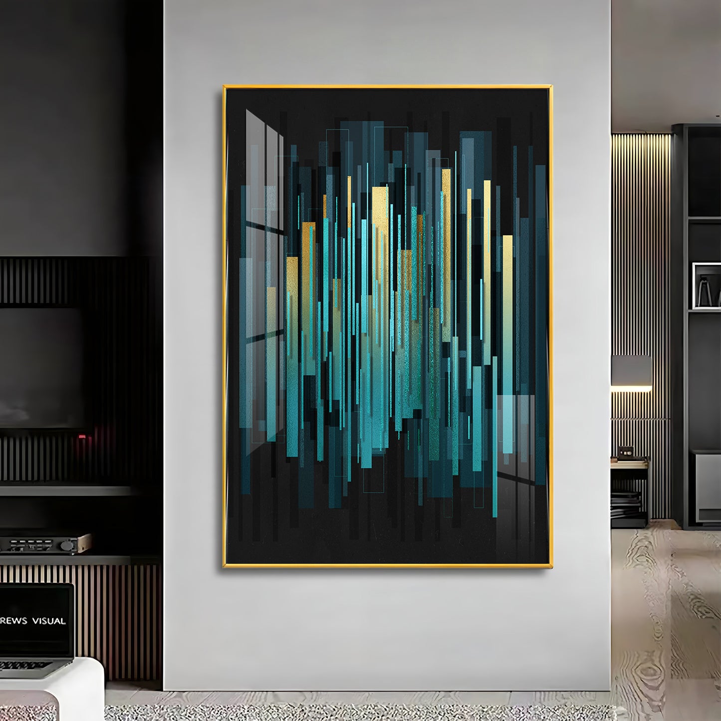Celestial Harmony Premium Acrylic Vertical Wall Art