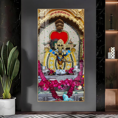 Shri Sanwaliya Seth Ji Premium Acrylic Vertical Wall Art