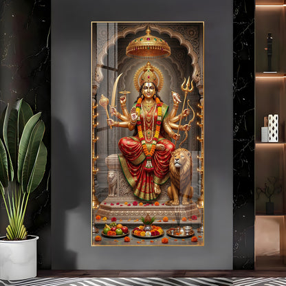 Goddess of Strength Premium Acrylic Vertical Wall Art