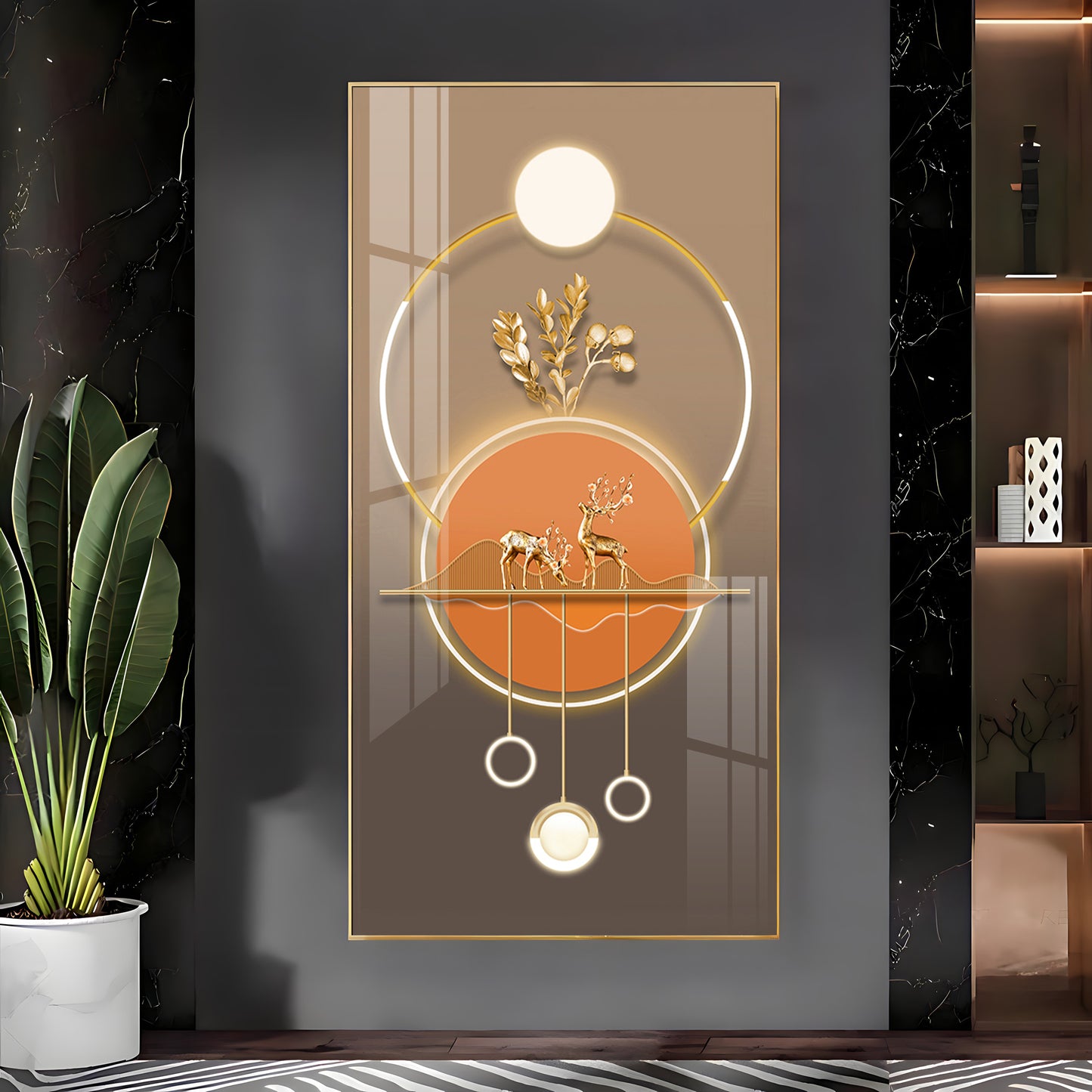 Equine Elegance Premium Acrylic Vertical Wall Art