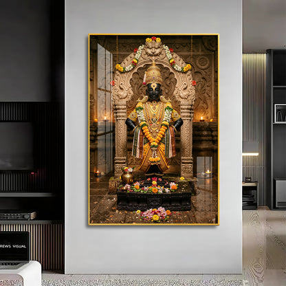 Pandurang Vittha Premium Acrylic Vertical Wall Art