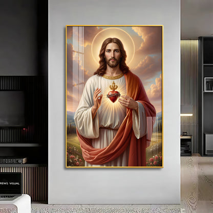 Emblem of Divine Love Premium Acrylic Vertical Wall Art