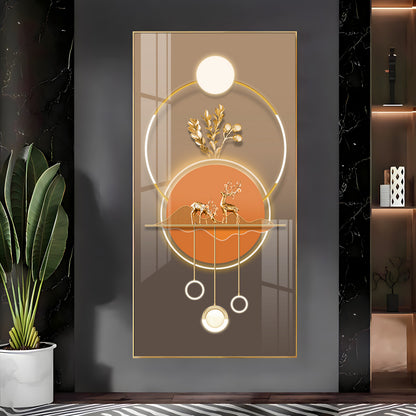 Majestic Mane Premium Acrylic Vertical Wall Art