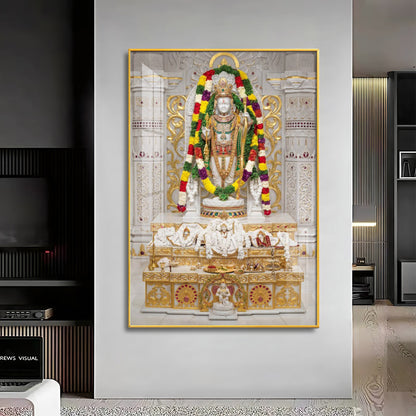 Divine Ram Lalla Premium Acrylic Vertical Wall Art